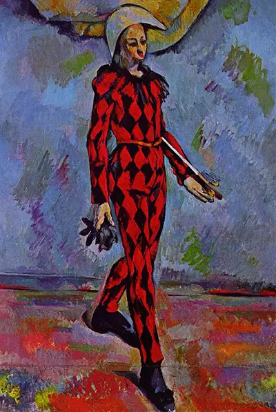 Harlequin (1888-1890) Paul Cezanne